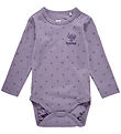 Hummel Bodysuit L/æ - hmlBeesy - Lavender Gray