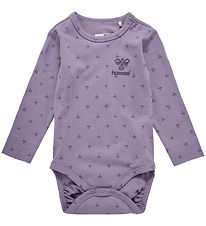 Hummel Bodysuit L/æ - hmlBeesy - Lavender Gray