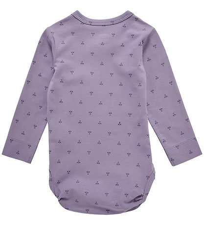 Hummel Bodysuit L/æ - hmlBeesy - Lavender Gray
