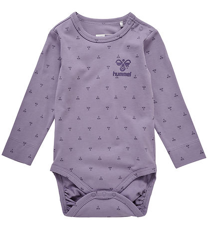 Hummel Bodysuit L/æ - hmlBeesy - Lavender Gray