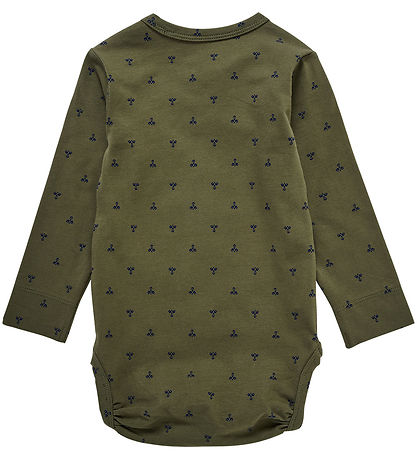 Hummel Bodysuit L/æ - hmlBeesy - Dusty Olive