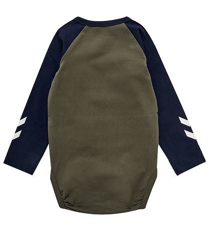 Hummel Bodysuit L/æ - hmlErhan - Dusty Olive