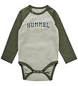 Hummel Bodysuit L/æ - hmlStein - Abbey Stone Hummel Bodysuit L/æ - hmlStein - Abbey Stone