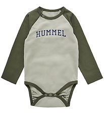 Hummel Bodysuit L/æ - hmlStein - Abbey Stone