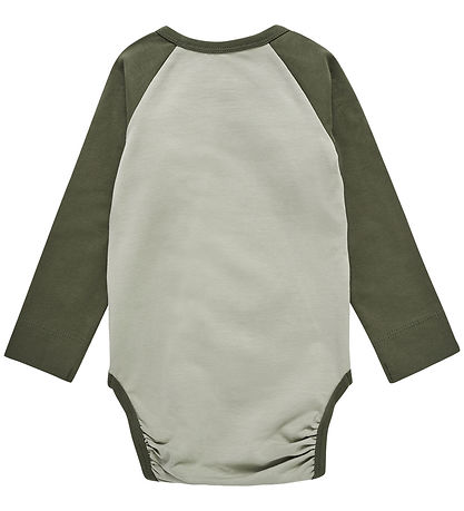 Hummel Bodysuit L/æ - hmlStein - Abbey Stone