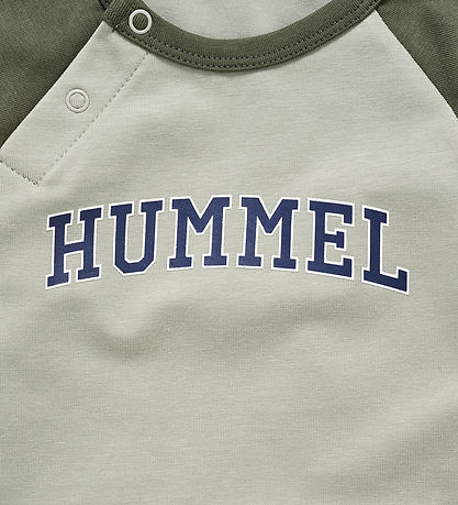 Hummel Bodysuit L/æ - hmlStein - Abbey Stone