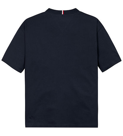 Tommy Hilfiger T-shirt - Flag Fun - Dark Night Navy w. Print