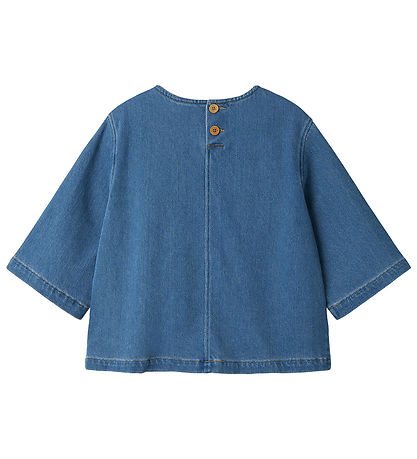 LMTD Blouse - 3/4 - NlfLotte - Light Blue Denim