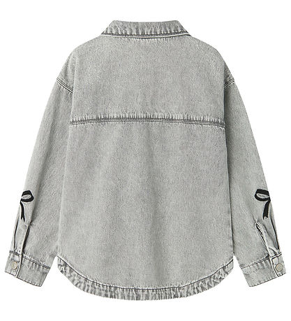 Name It Skyrta - NkfGloria - Light Grey Gallaefni