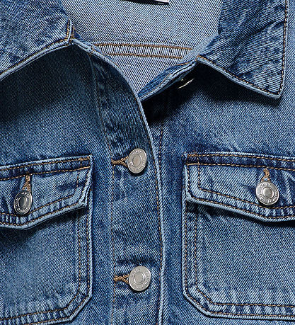 Kids Only Denim Jacket - Noos - KogLumi - Medium+ Blue Denim Kids Only Denim Jacket - Noos - KogLumi - Medium+ Blue Denim