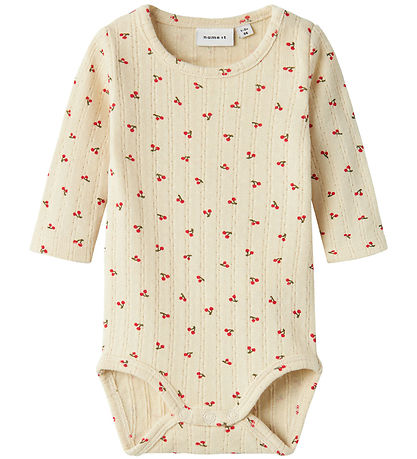 Name It Body L/Æ - NbfBilia - Summer Sand m. Kirsche