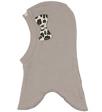 Racing Kids Balaclava - Single Layer - Stone w. Bow Racing Kids Balaclava - Single Layer - Stone w. Bow
