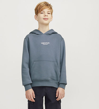 Jack & Jones Hoodie - Noos - JorVesterbro JNR - Stormy Weath