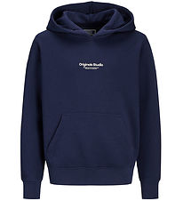 Jack & Jones Hoodie - Noos - JorVesterbro JNR - Ocean Cavern Jack & Jones Hoodie - Noos - JorVesterbro JNR - Ocean Cavern
