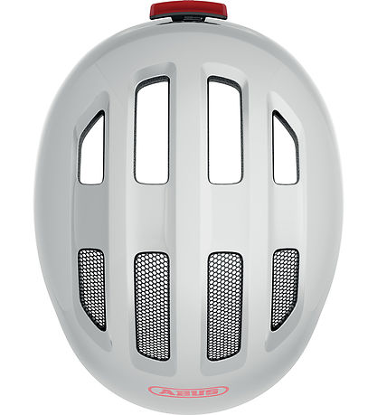 Abus Bicycle Helmet - Smiley 3.0 Ace LED - Shiny White