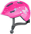 Abus Bicycle Helmet - Smiley 3.0 - Pink Bow Tie Abus Bicycle Helmet - Smiley 3.0 - Pink Bow Tie