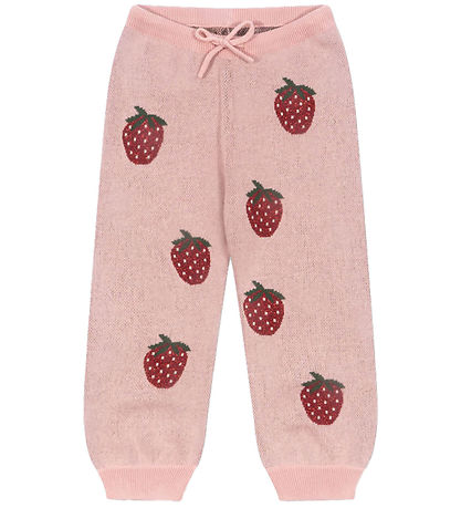 Konges Sløjd Hosen - Strick - Lapis Lurex - Strawberry