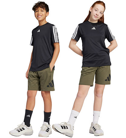 adidas Performance Stuttbuxur - J BL KN SH 210 - Olistr/Svart