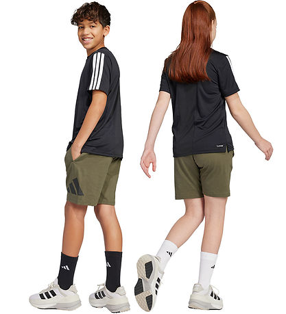 adidas Performance Stuttbuxur - J BL KN SH 210 - Olistr/Svart