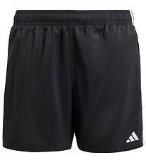 adidas Performance Swim Shorts - 3S Town - Black/White adidas Performance Swim Shorts - 3S Town - Black/White