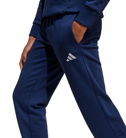 adidas Performance Sweatpants - J SL FL PT 225 - Dkblue/White