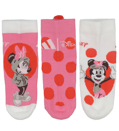 adidas Performance Socks - 3-Pack - LK DY MI - Owhite/Pnkus adidas Performance Socks - 3-Pack - LK DY MI - Owhite/Pnkus