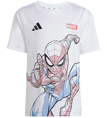 adidas Performance 세트 - 티셔츠/반바지 - LK MRVL SM TSET - 흰색