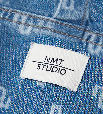 Name It Dress - NkfRuna - Medium+ Blue Denim w. Print Name It Dress - NkfRuna - Medium+ Blue Denim w. Print