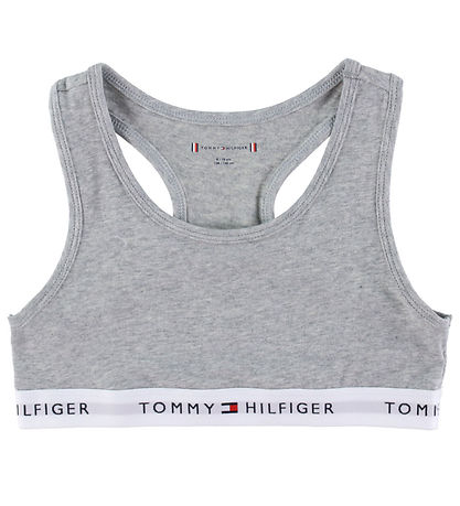 Tommy Hilfiger Topp - 2-pack - Vit/Gråmelerad