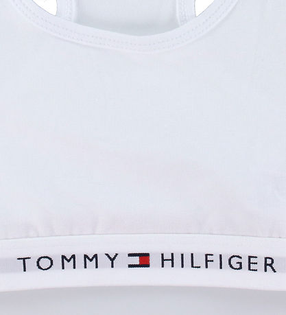 Tommy Hilfiger Topp - 2-pack - Vit/Gråmelerad