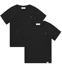 Les Deux T-shirt - 2-Pack - Nørregaard - Black Les Deux T-shirt - 2-Pack - Nørregaard - Black