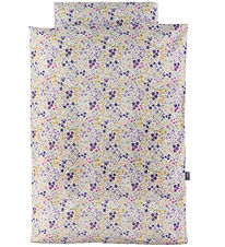 Nørgaard Madsens Bedding - Junior - White w. Purple Flowers Nørgaard Madsens Bedding - Junior - White w. Purple Flowers