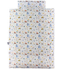 Nørgaard Madsens Bedding - Baby - White w. Farm Animals Nørgaard Madsens Bedding - Baby - White w. Farm Animals