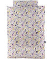 Nørgaard Madsens Bedding - Baby - White w. Purple Flowers Nørgaard Madsens Bedding - Baby - White w. Purple Flowers