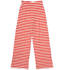 The New Trousers - Rib - TnMoore Wide - Poppy Red Striped The New Trousers - Rib - TnMoore Wide - Poppy Red Striped