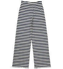 The New Trousers - Rib - TnMoore Wide - Mood Indigo Striped The New Trousers - Rib - TnMoore Wide - Mood Indigo Striped