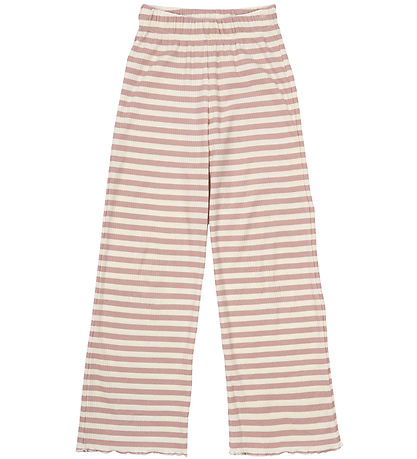 The New Trousers - Rib - TnMoore Wide - Adobe Rose Striped