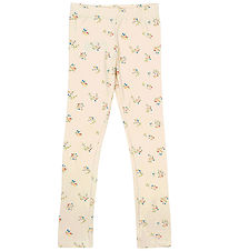 The New Leggings - TnThe New - White Swan Blue Flower AOP The New Leggings - TnThe New - White Swan Blue Flower AOP