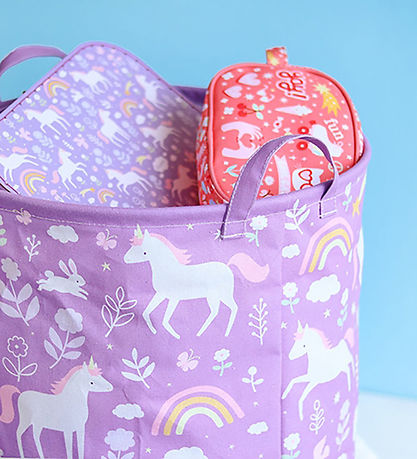A Little Lovely Company Storage Basket - 40x50 cm - Unicorn Dre