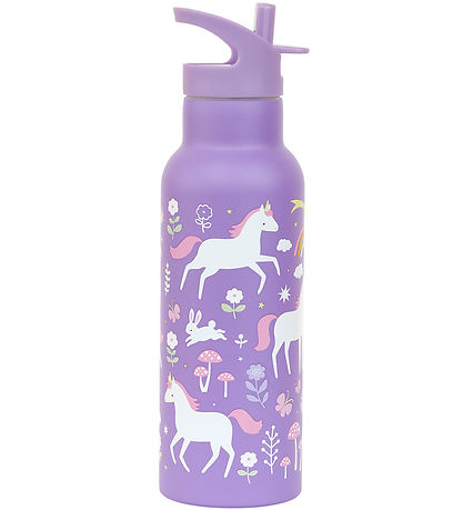 A Little Lovely Company Water Bottle - 500 mL - Unicorn Dreams A Little Lovely Company Water Bottle - 500 mL - Unicorn Dreams