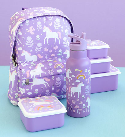 A Little Lovely Company Water Bottle - 500 mL - Unicorn Dreams A Little Lovely Company Water Bottle - 500 mL - Unicorn Dreams