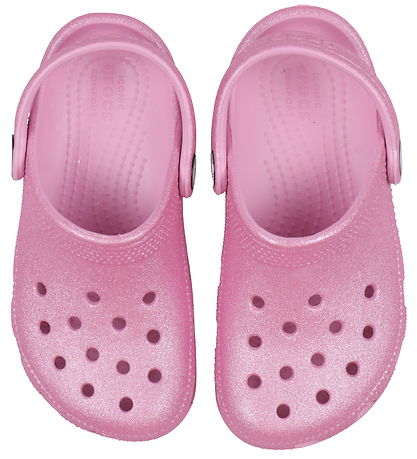 Crocs Sandals - Classic+ Glitter Clog K - Pink Tweed Glitter