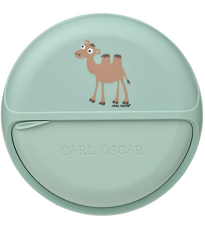 Carl Oscar Snackbox - MiniDisc - 12 cm - Green w. Camel