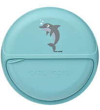 Boîte à Encas Carl Oscar - MiniDisque - 12 cm - Bleu av. Dauphin Boîte à Encas Carl Oscar - MiniDisque - 12 cm - Bleu av. Dauphin