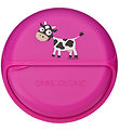 Carl Oscar Snackbox - MiniDisc - 12 cm - Purple w. Cow Carl Oscar Snackbox - MiniDisc - 12 cm - Purple w. Cow