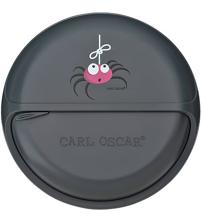 Carl Oscar Snackbox - MiniDisc - 12 cm - Grey w. Spider