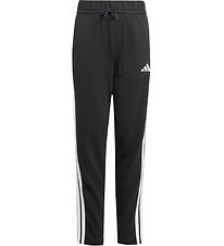 adidas Performance Trousers - JG 3S FT PT 280 - Black/White adidas Performance Trousers - JG 3S FT PT 280 - Black/White