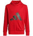 adidas Performance Hoodie - J BL FT HD 280 - Purrub/Black adidas Performance Hoodie - J BL FT HD 280 - Purrub/Black