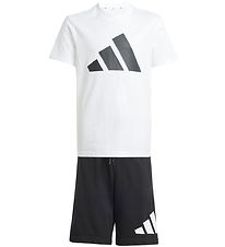 Ensemble de Shorts adidas Performance - J BL - White/Black Ensemble de Shorts adidas Performance - J BL - White/Black