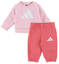 adidas Performance Sweat Set - I BL JOG 240 - Clpink/White adidas Performance Sweat Set - I BL JOG 240 - Clpink/White